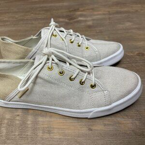 Tommy Hilfiger Canvas Tan Khaki Sneakers Size 9.5